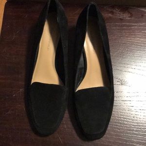 Banana Republic Black Suede Heels